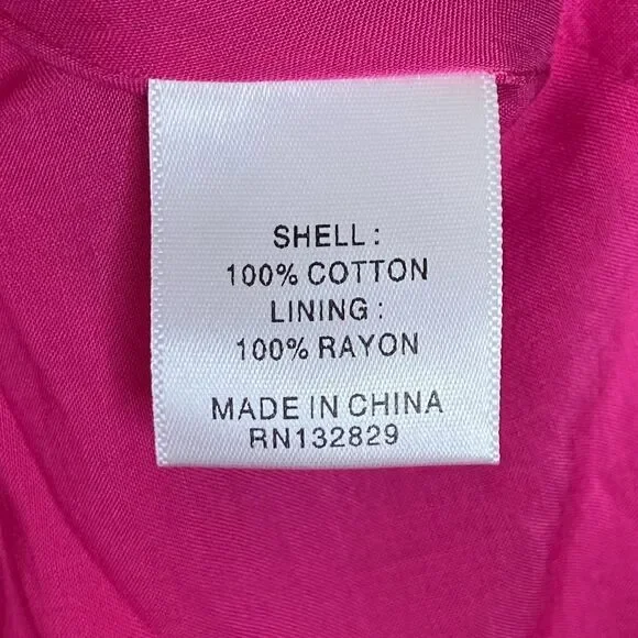 Lovers And Friends X Jetset Christina Farrah Midi Pink Dress Butterfly Size XL - Picture 10 of 12